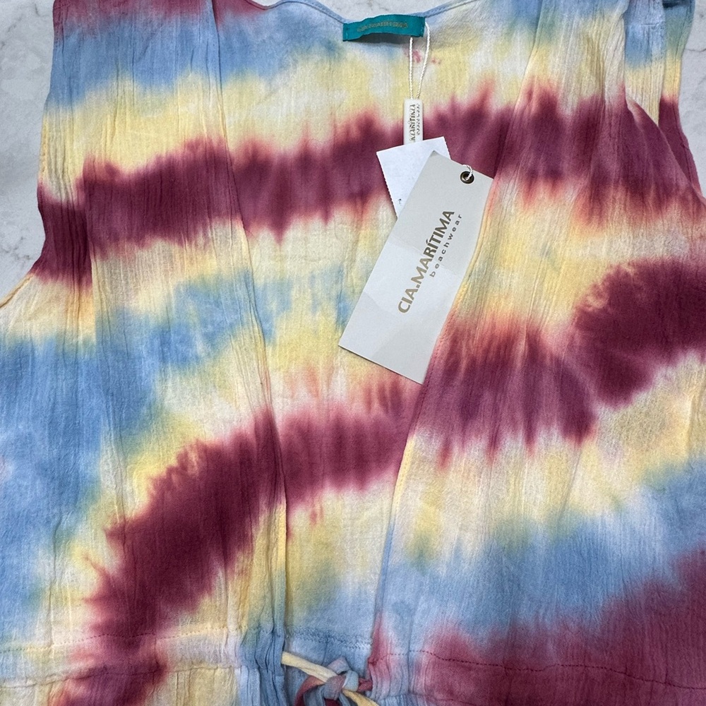 Tie-Dye Swim Coverup - Picture 5 of 6
